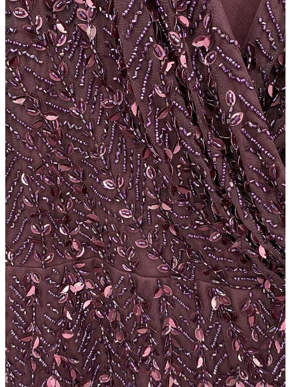 NWT $698 MAC DUGGAL 35109 Embellished Flutter Evening Gown Formal Dress Size 18 - Picture 6 of 9